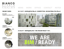 Tablet Screenshot of biancostudio.it